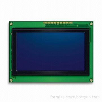 Graphics LCD Module with 240 x 128 Pixels Resolution, 114 x 64mm Viewing Area and T6963C Controller